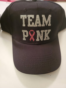 "Team Pink" Adult Unisex Baseball Cap